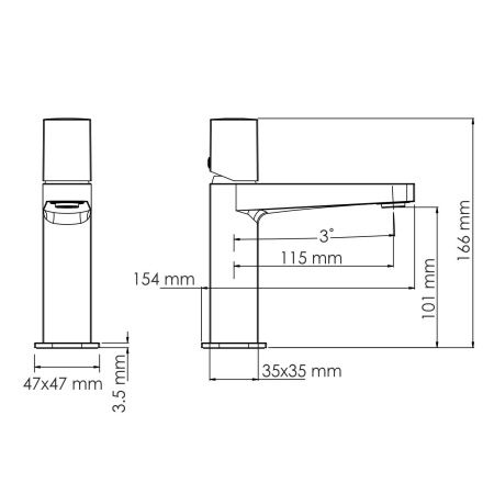 Смеситель WasserKRAFT Saale 9503 для раковины