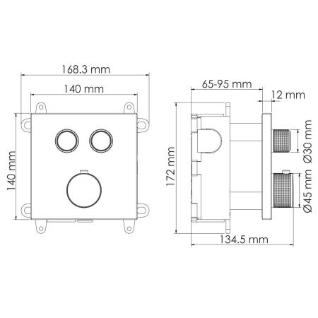 Смеситель WasserKRAFT Dinkel 5848 Thermo 