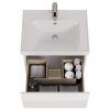 Тумба с раковиной Dreja Eco Perfecto 60 99.0806 белый глянец