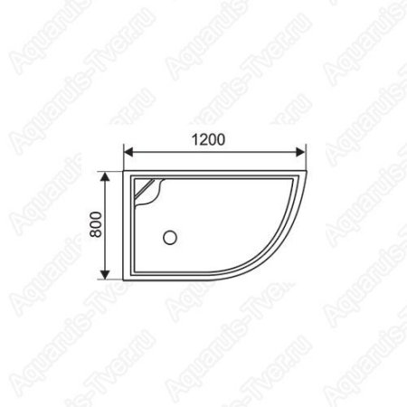 Душевая кабина Style S-09G 120x80 (L)