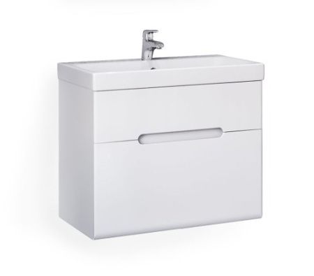 Тумба с раковиной Jorno Moduo Slim 60 Mod.01.60/P/W