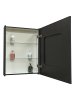 Шкаф-зеркало Continent Mirror Box black Led 60см