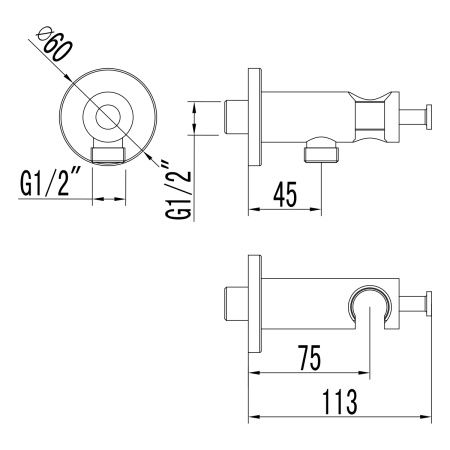 Шланговое подключение Lemark LM1185С