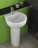 Раковина Sanita Luxe Art Luxe 48см WB.PD/Art/50-C/WHT.G/S1+PD.FS/Art/N/WHT.G/S1
