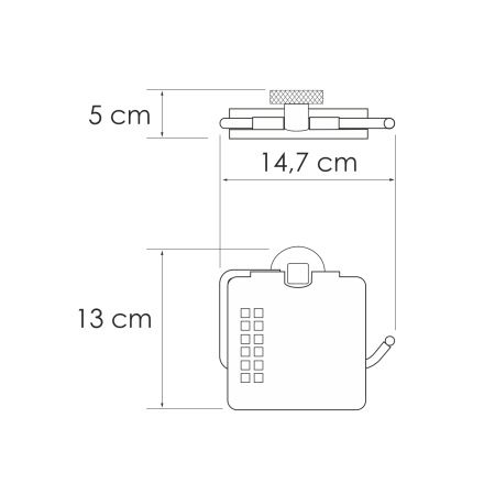 Держатель т/б WasserKRAFT Mosel K-46625