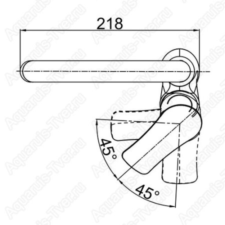 Смеситель D&K Reisling для кухни DA1272441