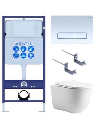 Инсталляция Aquatek с унитазом Aquatek Классик SET AQUATEK КЛАССИК cm-021 4в1