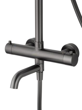 Душевая система Wonzon & Woghand Stick графит WW-88739903-BGM