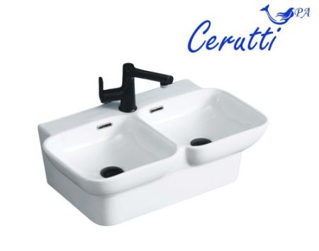 Раковина Cerutti Spa Double Nemi 65см CT9702