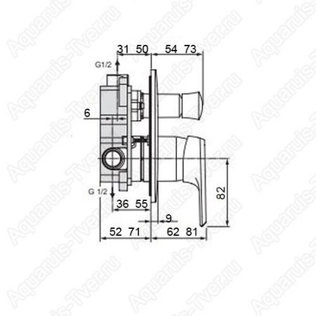 Смеситель Vidima Balance A6997AA