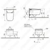 Унитаз подвесной Vitra V-Care Comfort 5674B003-6194