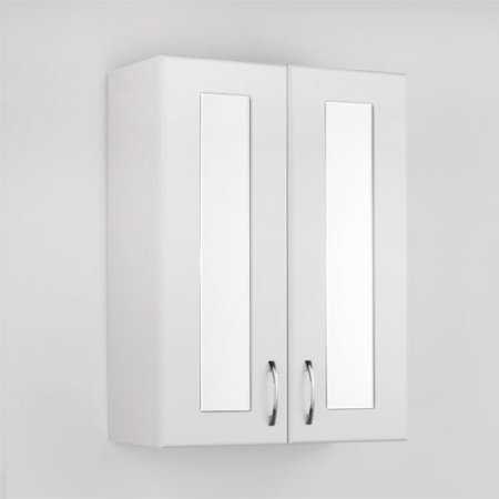 Шкаф двухстворчатый Style Line 48см с зеркальной вставкой