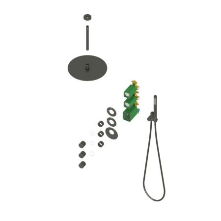 Душевая система Timo Saona черное золото SX-2399/18SM