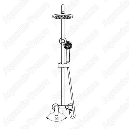 Душевая система Vidima Balance BA271AA