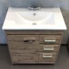 Тумба Comforty Марио-75 00-00004157CF с раковиной Quadro-75