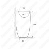 Раковина CeramaLux 50см B133