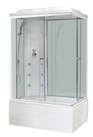 Душевая кабина Royal Bath RB8100BP3-WT-L 100x80