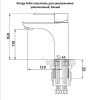 Смеситель для раковины Aringa Рейн AR02008WH