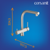 Смеситель для кухни Cersanit Crea 68224