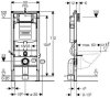 Инсталляция для унитаза Geberit Duofix UP320 111.950.00.6