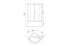 Душевая кабина Royal Bath Fato 100x100 RB100CK-M-BL FATO