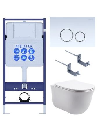 Инсталляция Aquatek с унитазом Aquatek Классик SET AQUATEK КЛАССИК-015 4в1