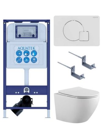 Инсталляция Aquatek с унитазом Aquatek Европа SET AQUATEK ЕВРОПА-066 4в1