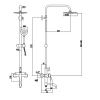 Душевая система Fmark (графит) FS8245Q