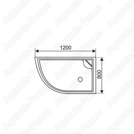 Душевая кабина Style S-08 120x80 (R)