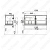 Тумба с раковиной Эстет Dallas Luxe 120 подвесная 1 ящик (левая)