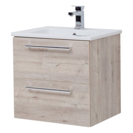 Тумба с раковиной Dreja Gio 60 77.0102D дуб кантри