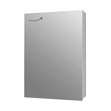 Шкаф-зеркало Dreja ALMI 99.9008, 50 см, 1 дверца, 2 стеклянные полки