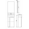 Тумба Comforty Асти-40 00-00012835CF с раковиной Comforty-9048EY