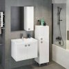 Пенал Comforty Флоренция 35см белый глянец