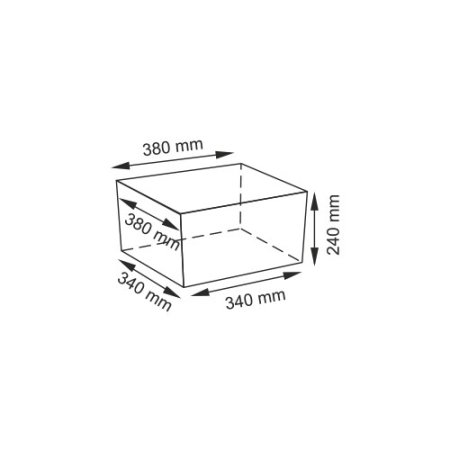 Корзина плетеная WasserKRAFT Kammel WB-180-L