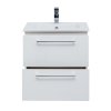 Тумба с раковиной Dreja Gio 60 77.0101W белый глянец