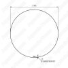 Зеркало Cersanit Eclipse 90см с LED подсветкой и бесконтактным выключателем 64144