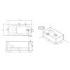 Каркас для ванны Am.Pm X-Joy 150x70 W88A-150-070W-R