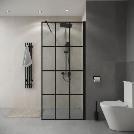 Душевая перегородка Niagara Eco NG-552-70BLACK 70см