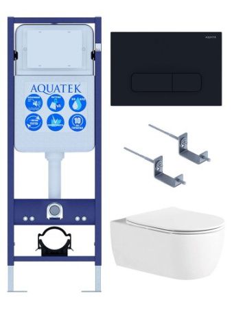 Инсталляция Aquatek с унитазом Aquatek Европа Set AQUATEK ЕВРОПА New-017 4в1