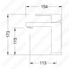 Смеситель для раковины Timo Selene 2061/03F
