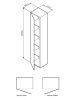 Пенал Am.Pm Spirit V2.0 35 (R) глубокий синий M70ACHMR0356DM