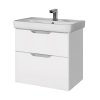 Тумба с раковиной Dreja Eco Q 60 99.0001 белый глянец