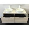 Тумба Comforty Порто-120-2 00-00008910CF с раковинами Comforty-9110