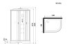 Душевая кабина Niagara 120x80 NG-303-01L