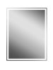 Шкаф-зеркало Continent Mirror Box black Led 60см