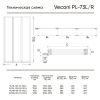 Шторка для ванны Veconi Palau PL-73R 120см PL73R-120-01-19C4