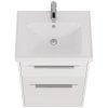 Тумба с раковиной Dreja Prime 60 99.9300 белый глянец