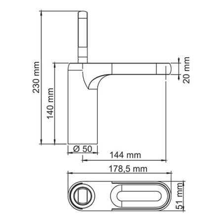 Смеситель WasserKRAFT Kammel 1803 для раковины