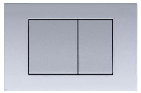 Клавиша смыва Aquatek KDI-0000011 матовый хром